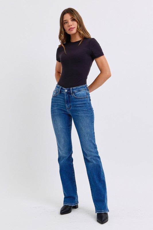 ALYSSA MR THERMAL BOOTCUT DENIM