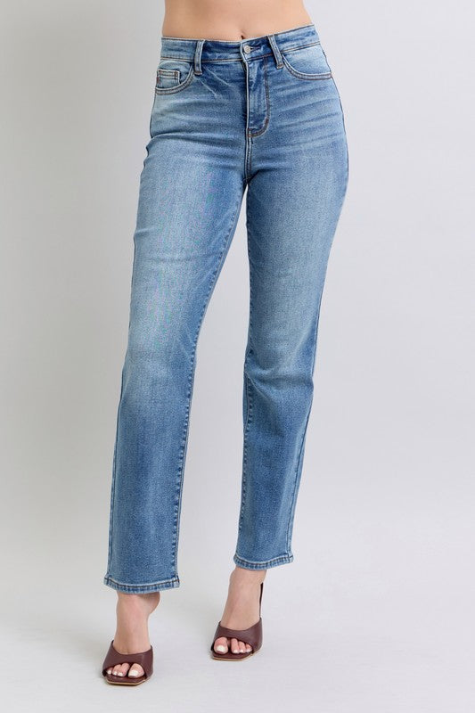 CECE STRAIGHT THERMAL DENIM