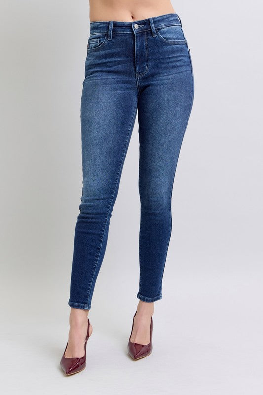 LANE SKINNY THERMAL DENIM