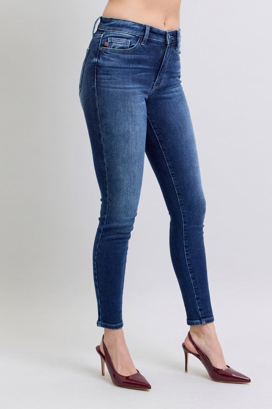 LANE SKINNY THERMAL DENIM